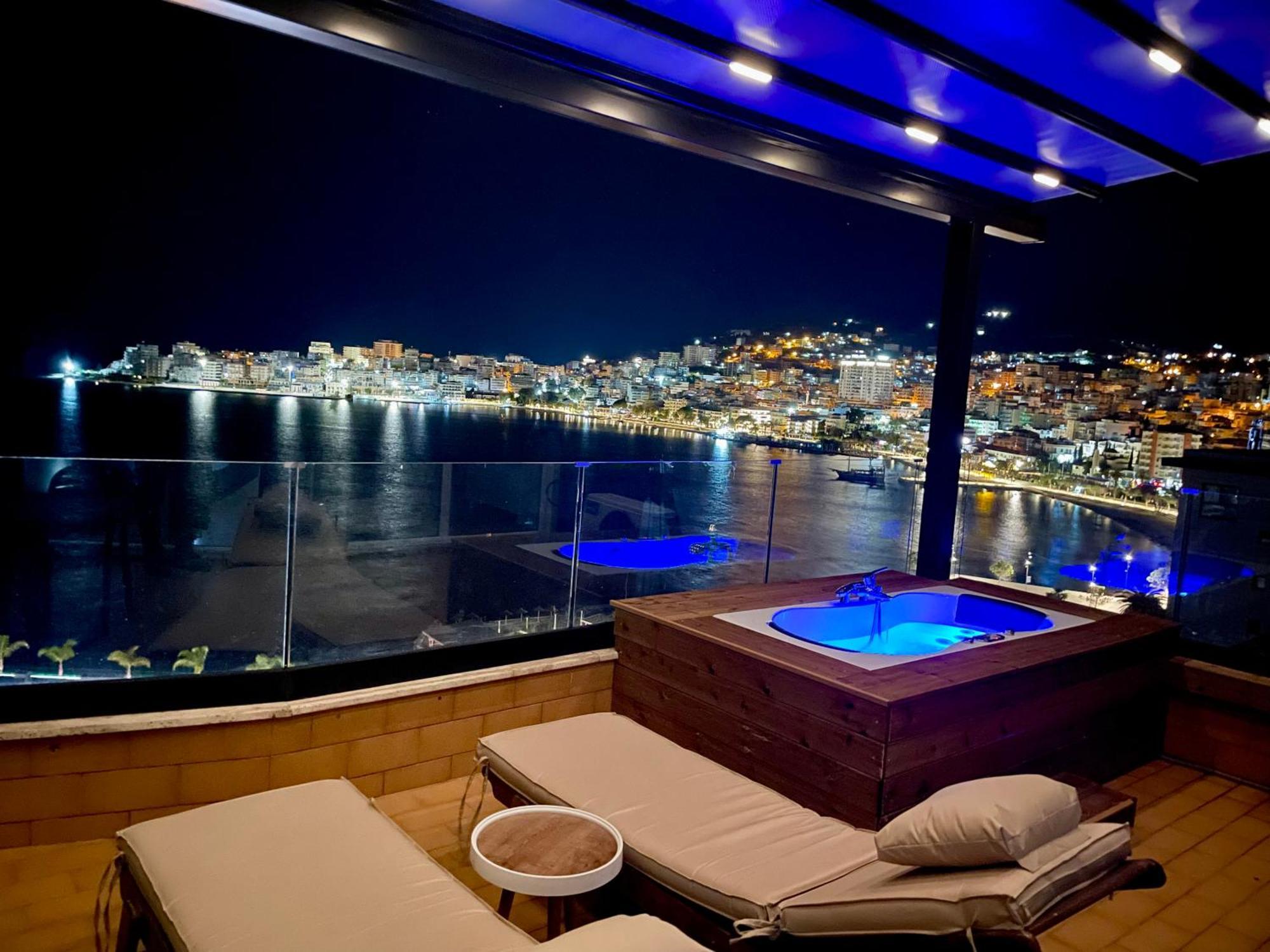 Seaview Golden Penthouse Apartment Sarande Ngoại thất bức ảnh