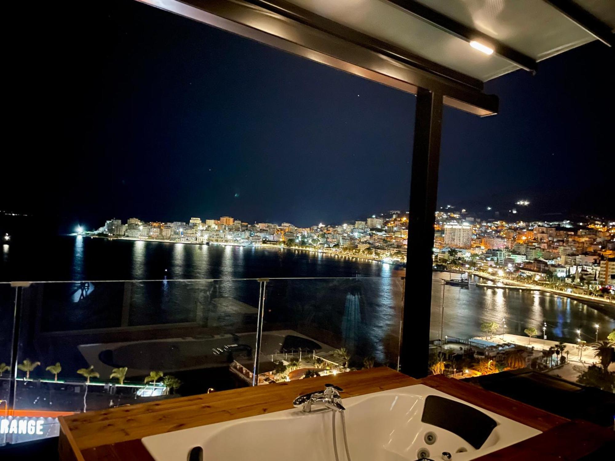 Seaview Golden Penthouse Apartment Sarande Ngoại thất bức ảnh